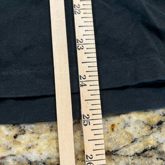 Polo Ralph Lauren Men’s Medium T Shirt Navy Blue Short Sleeve V Neck Logo - Picture 6 of 7